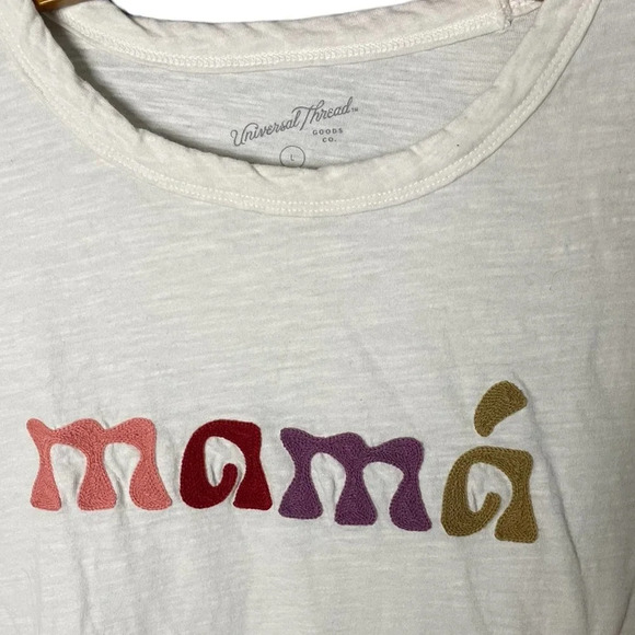 Universal Thread / Target ‘MAMA’ Short Sleeve T-Shirt Size Large - Picture 4 of 6